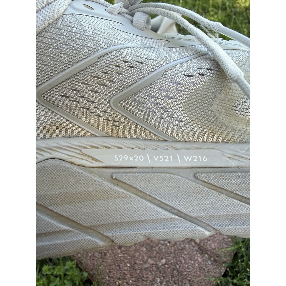 Hoka One One Arahi 5 Running Shoes Sneakers Women's Size 8 White Gray Athletic - Picture 9 of 16